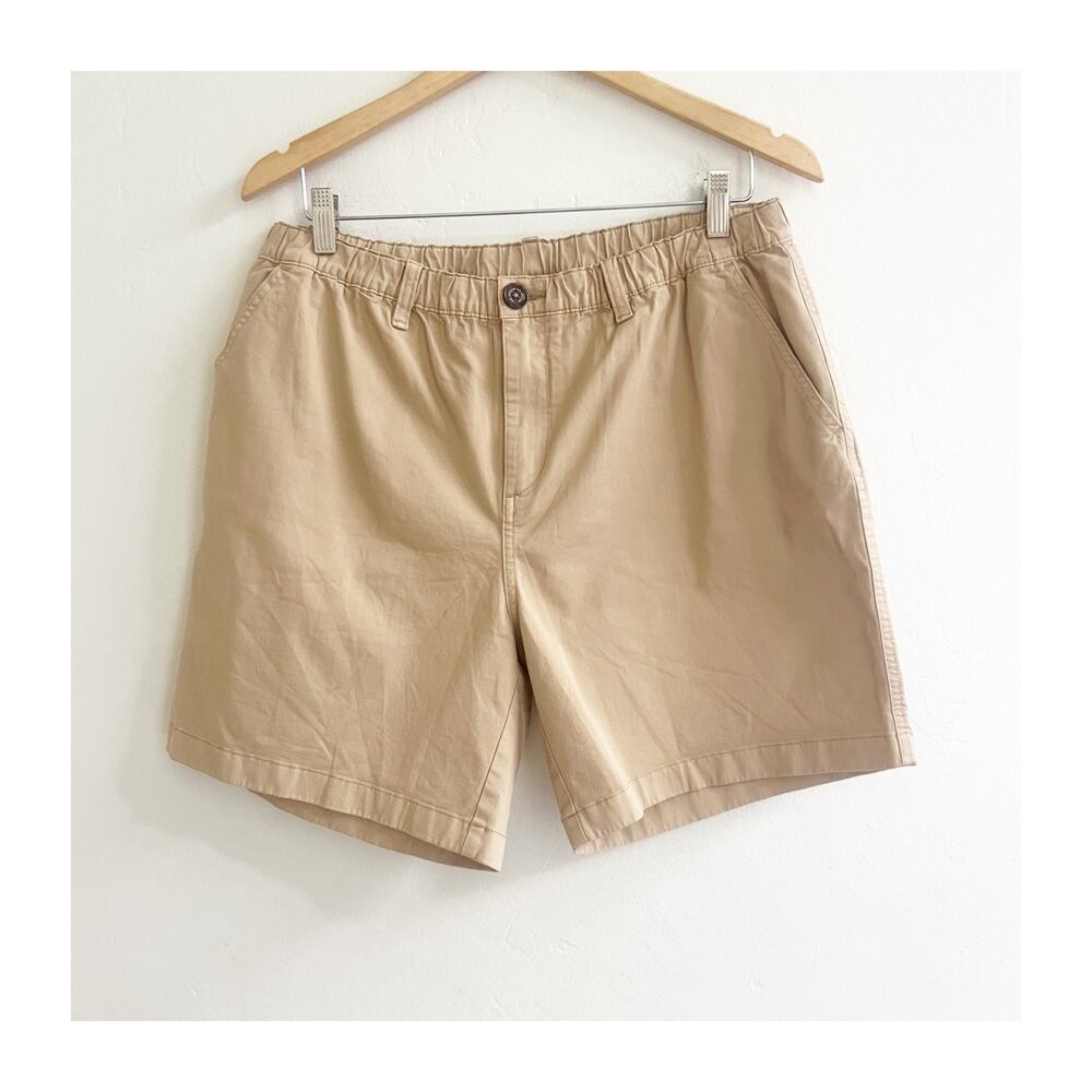 Chubbies The Travertines 7" Chino Shorts Men's XL Tan Twill Stretch Pull On